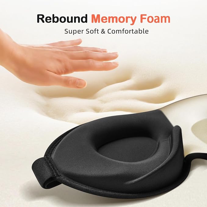INNELO 3D Contoured Sleep Mask for Side Sleepers - Image 5