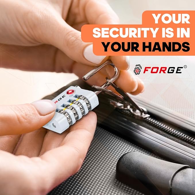 Forge Dual-Opening: Key or Combination Access Lock, TSA Approved Locks - Image 8