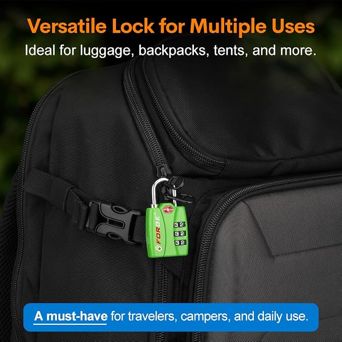 Forge TSA Luggage Combination Lock - Image 5