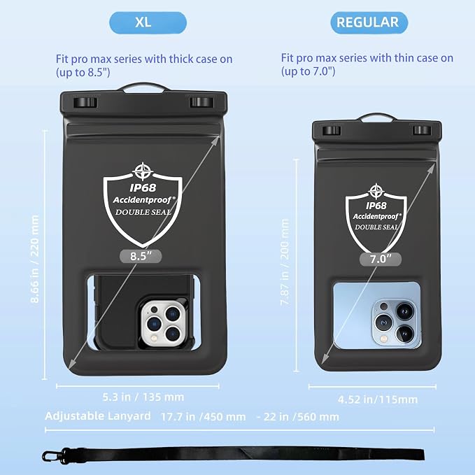AiRunTech Universal Waterproof Phone Pouch, Beach Essential Accessories - Image 7