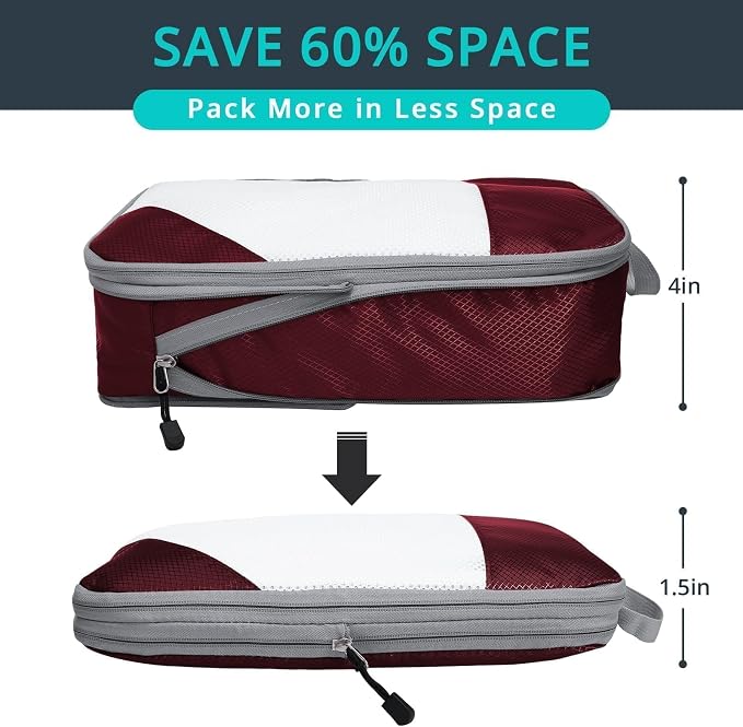 6 Set Compression Packing Cubes - Image 2