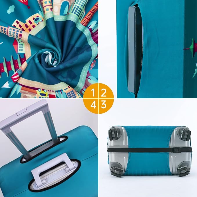Travelkin Luggage Covers For Suitcase Tsa Approved, Suitcase Cover Protector - Image 9