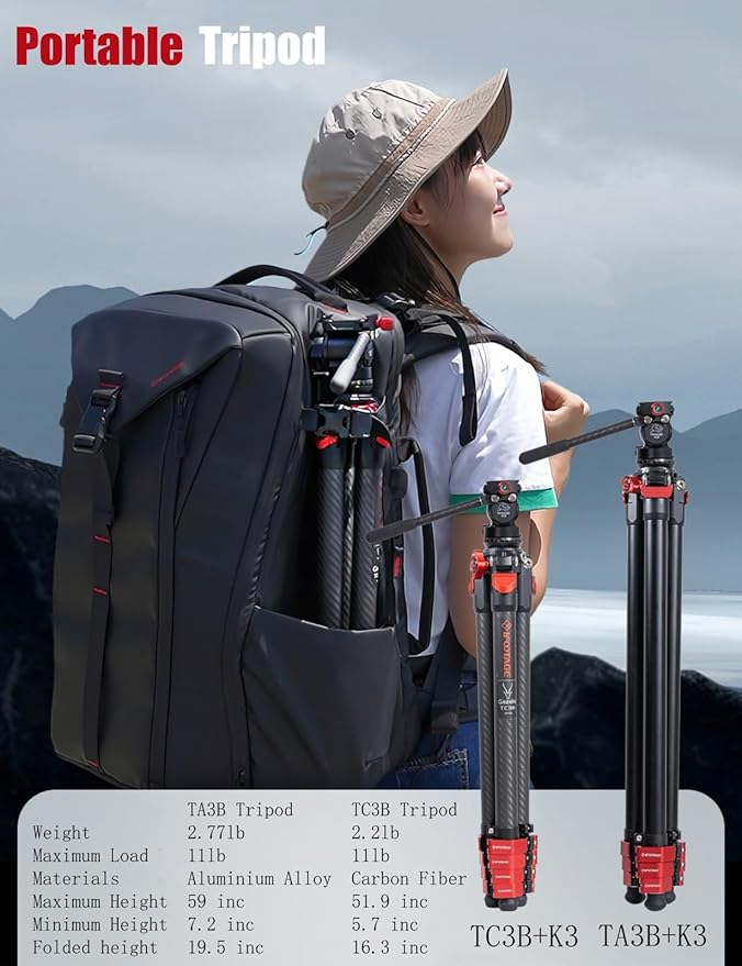 IFOOTAGE Gazelle TC3B+Komodo K3 Carbon Camera Tripod - Image 5