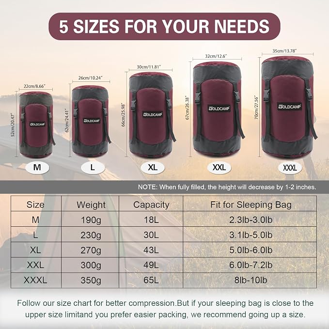 Outdoor Storage Stuff Sacks, Camping Gear Organizer - Image 2