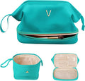 Wedding Gifts, Birthday Gift for Her, Makeup Bags, Waterproof Double Layer by Vogewood