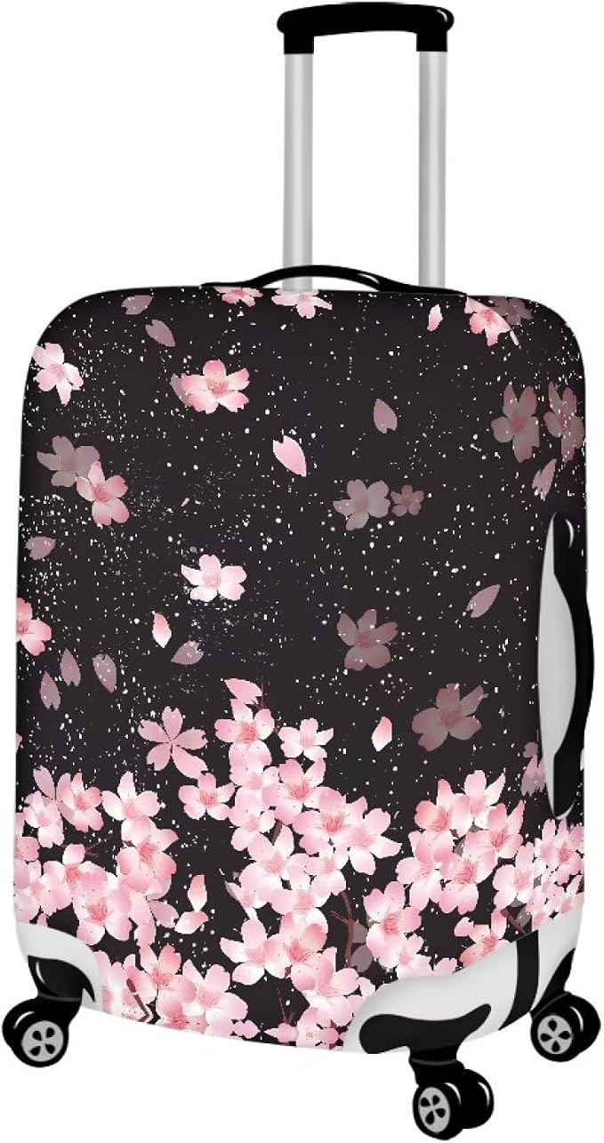 Cherry Blossom Luggage Covers Protector Elastic Trolley Baggage Case Fit 30-32 - Image 2