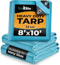 Tarps Heavy Duty Waterproof 8x10-12 mil Thick Camping Tent by TealElite