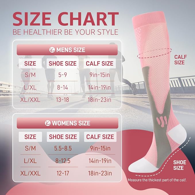 Kickticks 4 Pairs Compression Socks - Image 7