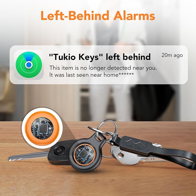 2025 New Air Tracker Tag-4 Pack, Replaceable Battery, Key Finder and Item - Image 5