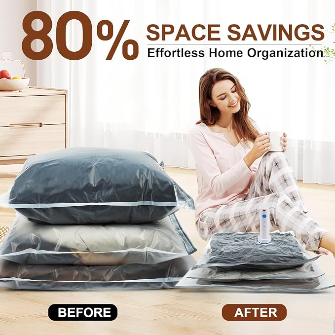 20 Pack Vacuum Storage Bags, Space Saver Bags - Image 2