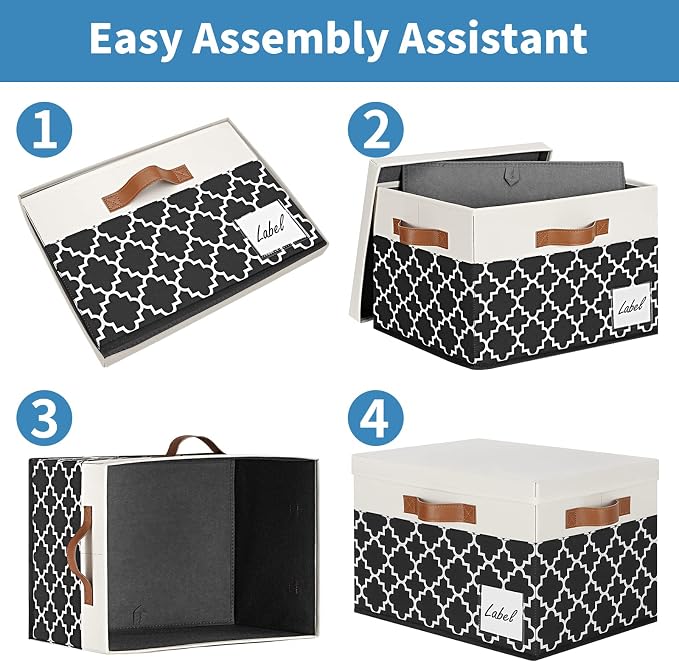 GhvyenntteS Fabric Storage Bins - Image 5