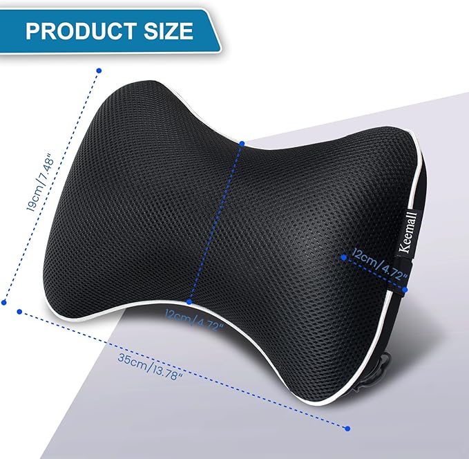 Inflatable Car Neck Pillow, Soft Headrest Inflatable Car Pillow - Image 7