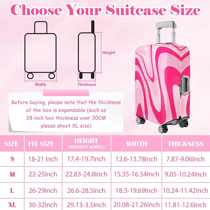 Luggage Cover for Suitcase Elastic Suitcase Cover Protector, Carry On Luggage - Image 7