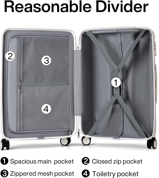Hanke Luggage Sets 2 piece Carry On Luggage - Image 5