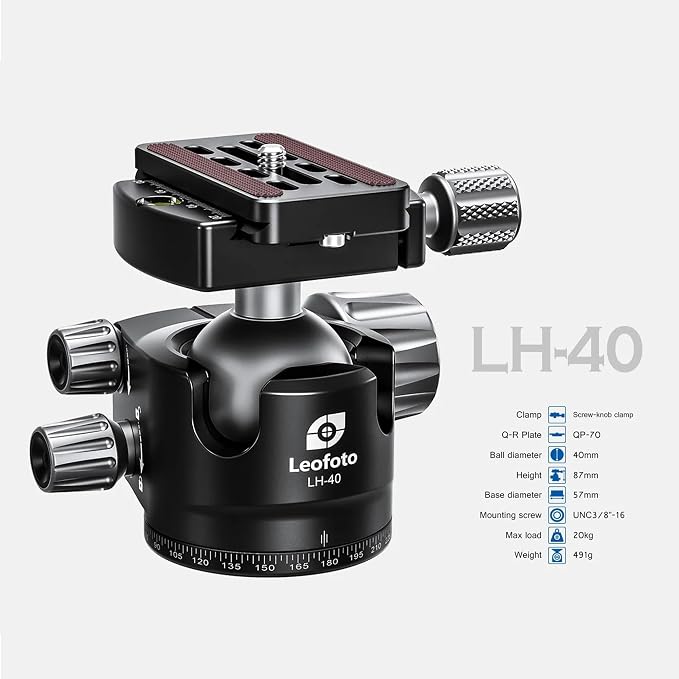 Leofoto Carbon Fiber Travel Tripod - Image 3