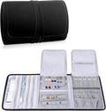 Teamoy Velvet Travel Jewelry Roll, Jewelry Storage Bag Organizer by Teamoy