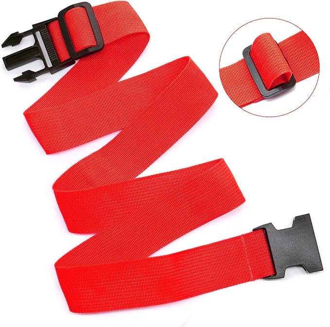 2Pack Luggage Straps for Suitcases, Travel Connector for Carry On Bag, Add Bag - Image 2