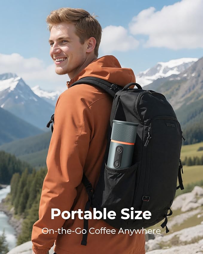 Portable Espresso Maker 20 Bar Self‑Heating & Auto-off | 13500 mAh Battery - Image 6