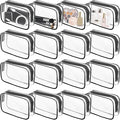 16 Pieces Clear Makeup Bags Bulk, TSA Approved Toiletry Bag by YedsIntu