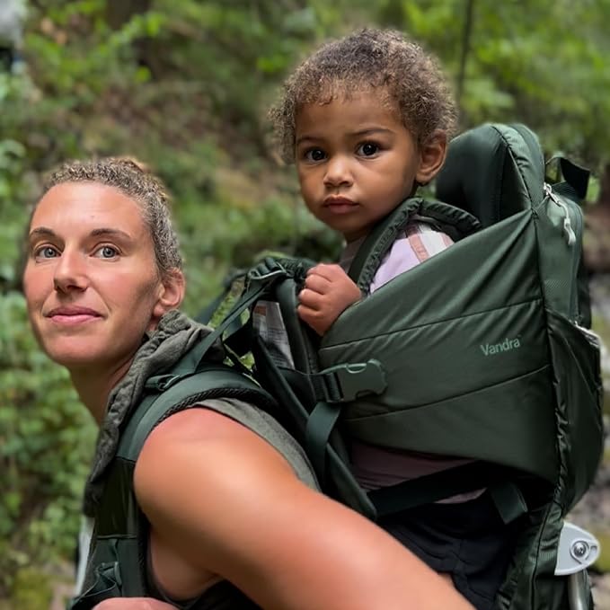 Vandra™ River - Scandinavian Hiking Baby Carrier Backpack - Gravity Lock™ - Image 9