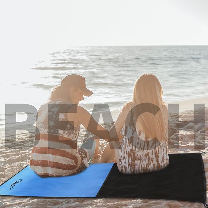 Frelaxy Pocket Picnic Blanket, Waterproof Sandproof Beach Mat, Compact Camping - Image 7