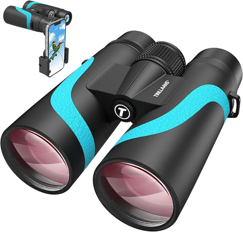 15x55 HD Binoculars for Adults – High Powered Large View, BAK4 Prism, by TINLLAANS