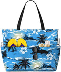 Beach Bag for Women Beach Tote Bag Waterproof Sandproof Large Bags by NLZI