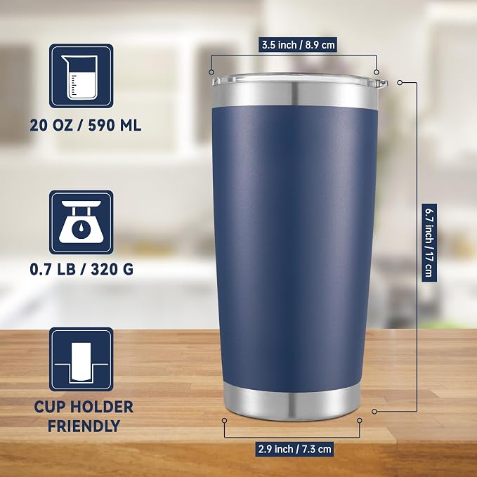 20 oz Tumbler Stainless Steel Tumblers - Image 5