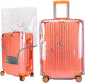 Luggage Cover 28 Inch TSA Approved, Full Clear 3mm Thickness Suitcase Cover by Gigabit