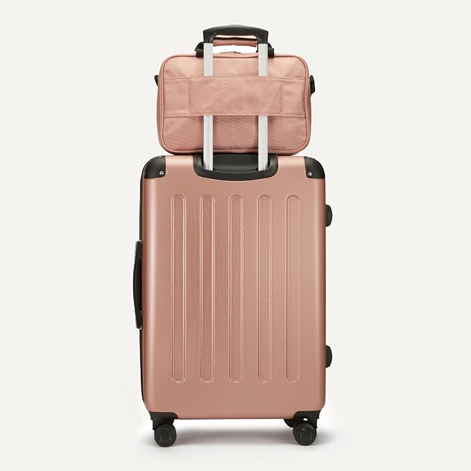 Amazon Basics 4-Piece Luggage Set, Including Two Hardside Suitcases - Image 6