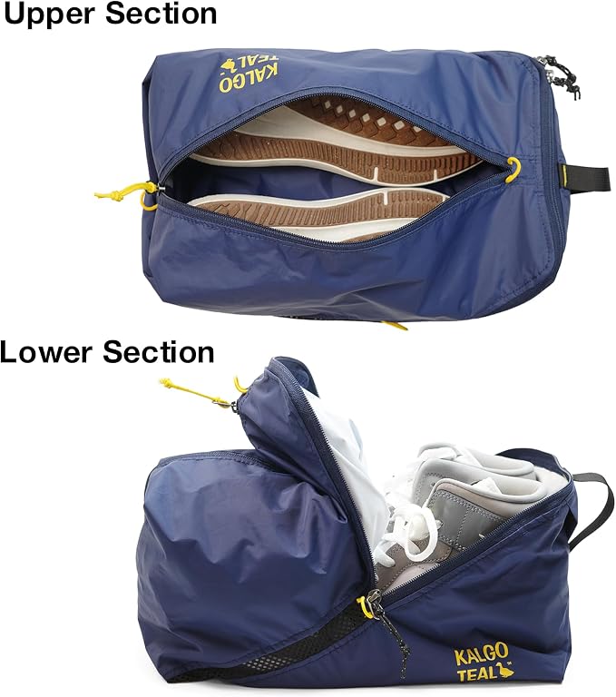 Ultralight Travel Shoe Bag 15L, Fits 2 Pairs Shoes, Large Water-Resistant - Image 3