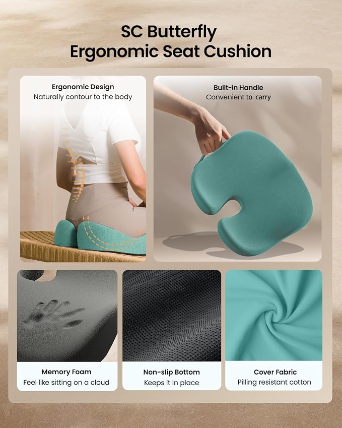 ProtoArc Seat Cushion, Office Chair Cushion - Image 7