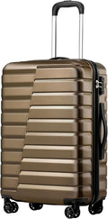 Coolife 20-Inch Small Carry on Hardside PC+ABS Spinner TSA Lock Telescopic by COOLIFE