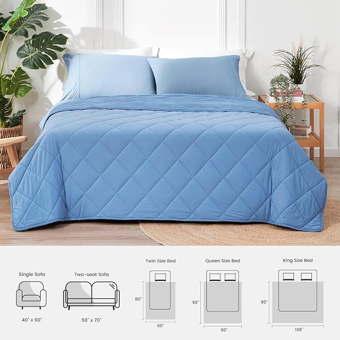 Cozy Bliss Cooling Blanket for Hot Sleepers, Q-Max 0.4 Cooling Comfort Throw - Image 9