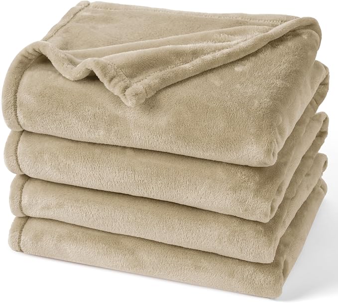 PHF Ultra Soft Fleece Blanket King Size, No Shed No Pilling Luxury Plush Cozy by PHF