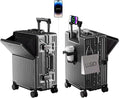 Zipperless Luggage, Polycarbonate Aluminum Hardshell, Expandable Carry-On by cycyCarry