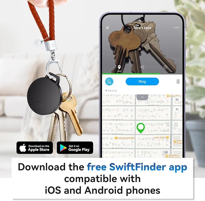 ST21 2-Pack, Keys Finder, and More; Phone Finder, Android and iOS Compatible - Image 3