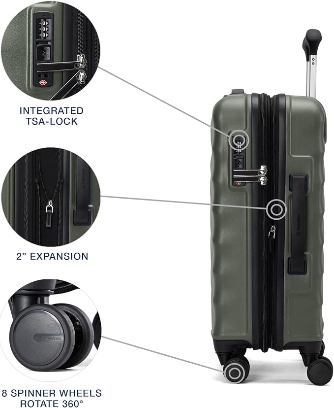 Travelpro Maxlite Air V2 Hardside Expandable Carry on Luggage, 8 Spinner Wheels - Image 4