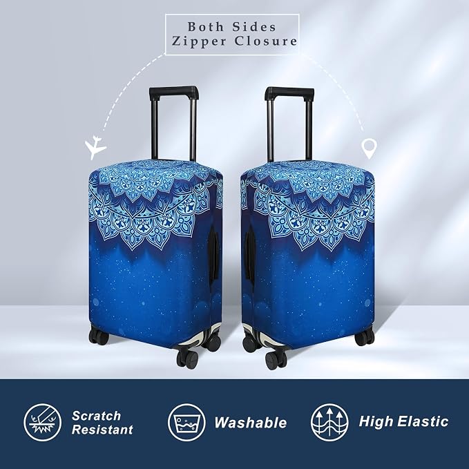 Explore Land Travel Luggage Cover Suitcase Protector Fits 23-26 Inch Case - Image 2