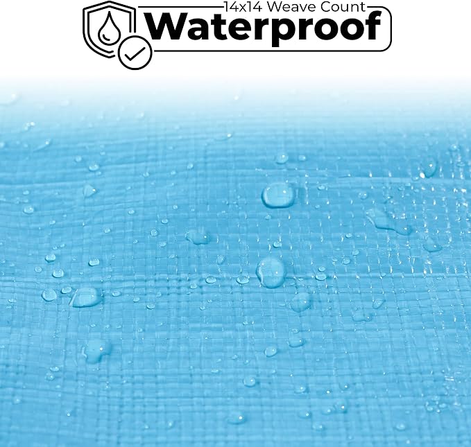 Tarps Heavy Duty Waterproof 16x20-12 mil Thick Camping Tent - Image 5