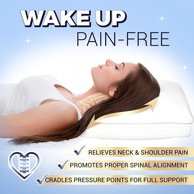 Royal Therapy Queen Memory Foam Pillows - Image 2