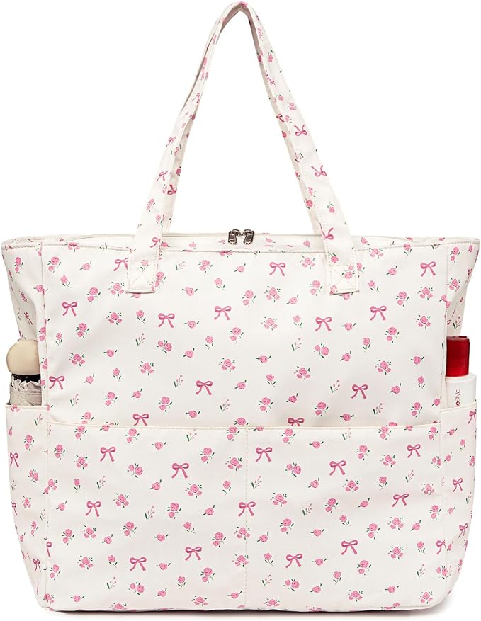 Beach Pool Bags Tote for Women Ladies Large Gym Tote Carry On Bag by BLUBOON