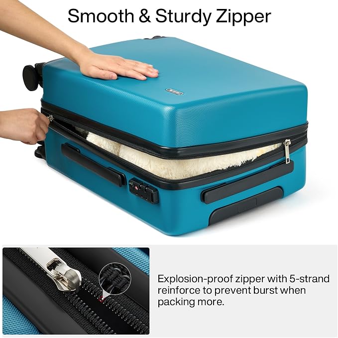 Hanke 20 Inch Hard Shell Suitcases - Image 10