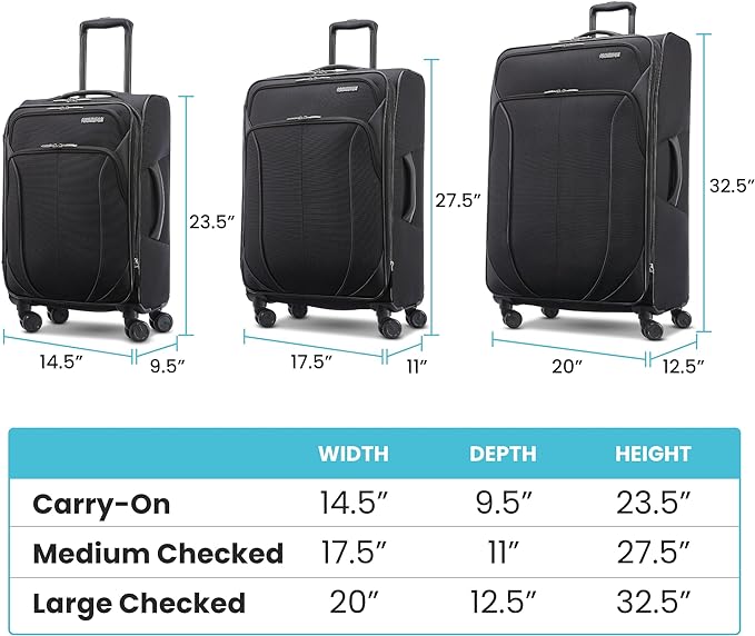 American Tourister 4 KIX 2.0 Softside Expandable Luggage - Image 7
