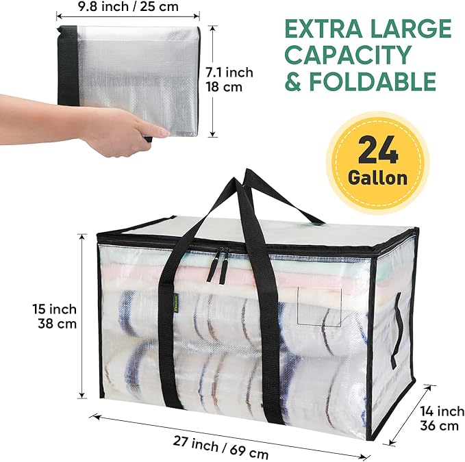 BALEINE 4-Pack Oversized Moving Bags - Image 2