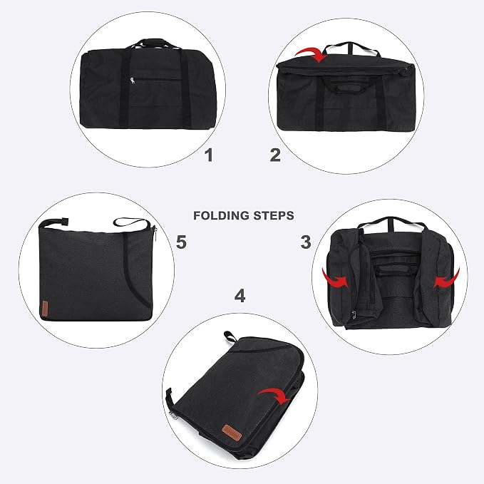 120L Duffle Bag for Travel, Large Foldable Waterproof Travel Duffel Bags - Image 8