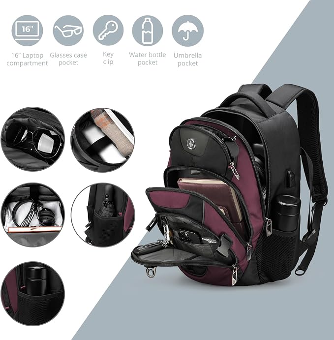 Swissdigital Design Laptop Backpack - Image 7