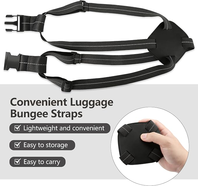 Luggage Bungee Straps for Attaching Bags - Image 3