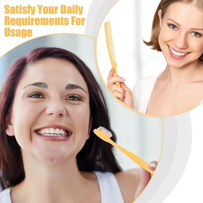 NICEMOVIC 10 Pack Disposable Toothbrushes Bulk - Image 2