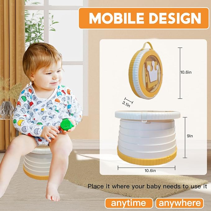 SunnySmile Portable Toilet for Kids, Portable Potty Seat for Toddler Travel - Image 6